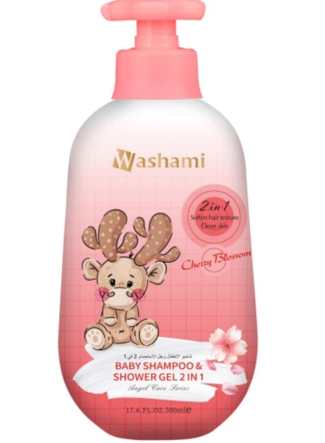 Washami - 2 - in - 1 Baby Shampoo Shower Gel (Original) - Zambeel
