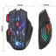 Water Crack Colorful Luminous Game Mouse Wired Mouse - Zambeel