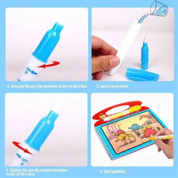 Water Magic Painting Drawing Book - Zambeel