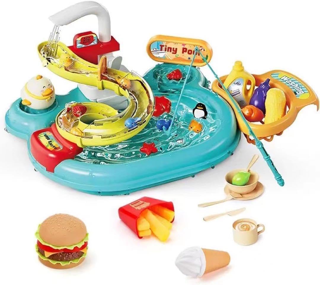 Water Play Toy Kitchen Set - Zambeel