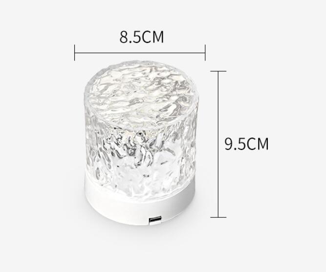Water Ripple Rotating Projection Ambient Night Light - Zambeel