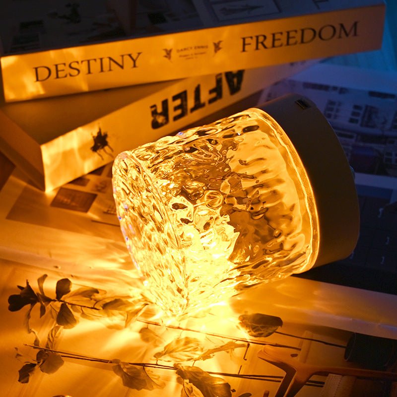 Water Ripple Rotating Projection Ambient Night Light - Zambeel