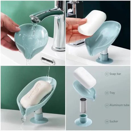 Waterfall - Style Soap Holder with Drain - Zambeel