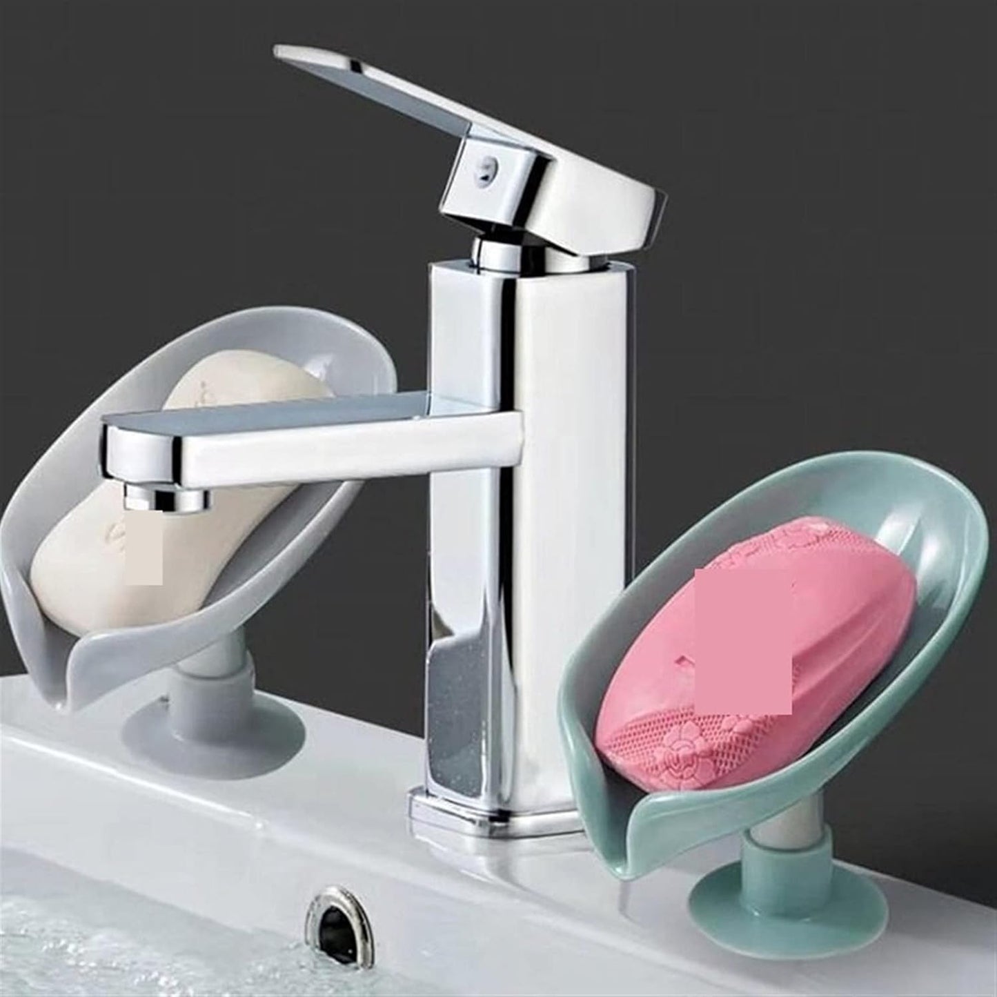 Waterfall - Style Soap Holder with Drain - Zambeel
