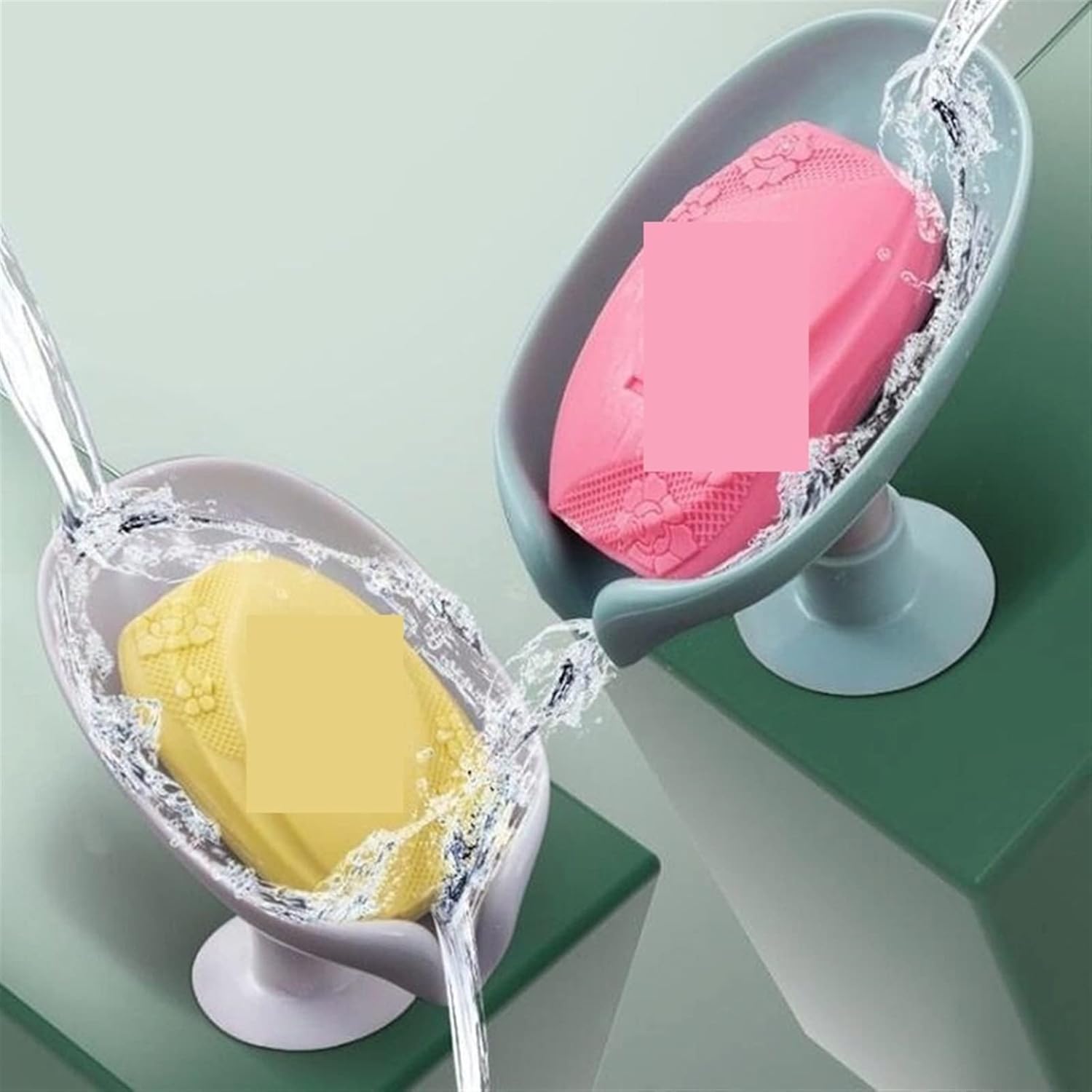 Waterfall - Style Soap Holder with Drain - Zambeel