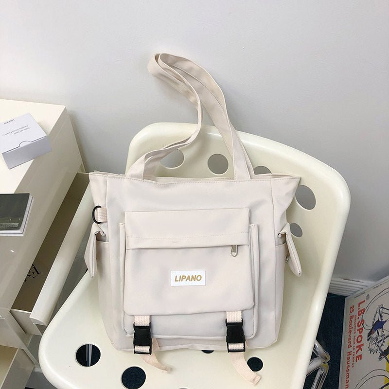 Waterproof Nylon Large Capacity Casual Shoulder Bag - Zambeel