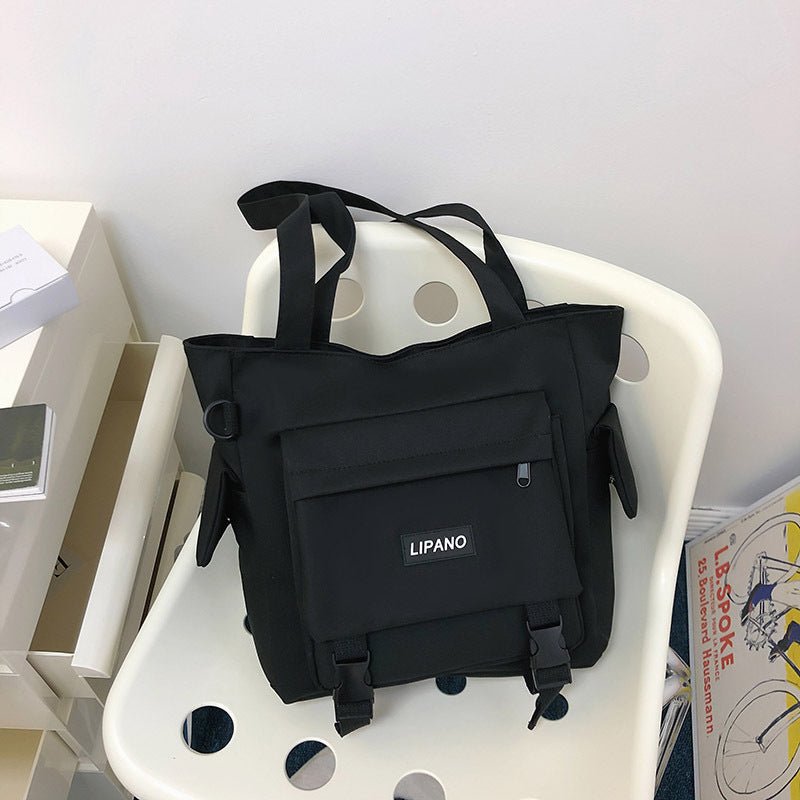 Waterproof Nylon Large Capacity Casual Shoulder Bag - Zambeel