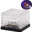 Waterproof Solar Power LED Ground Crystal Glass Ice Brick Shape Outdoor Yard Garden Deck Road Lamp Light - Zambeel
