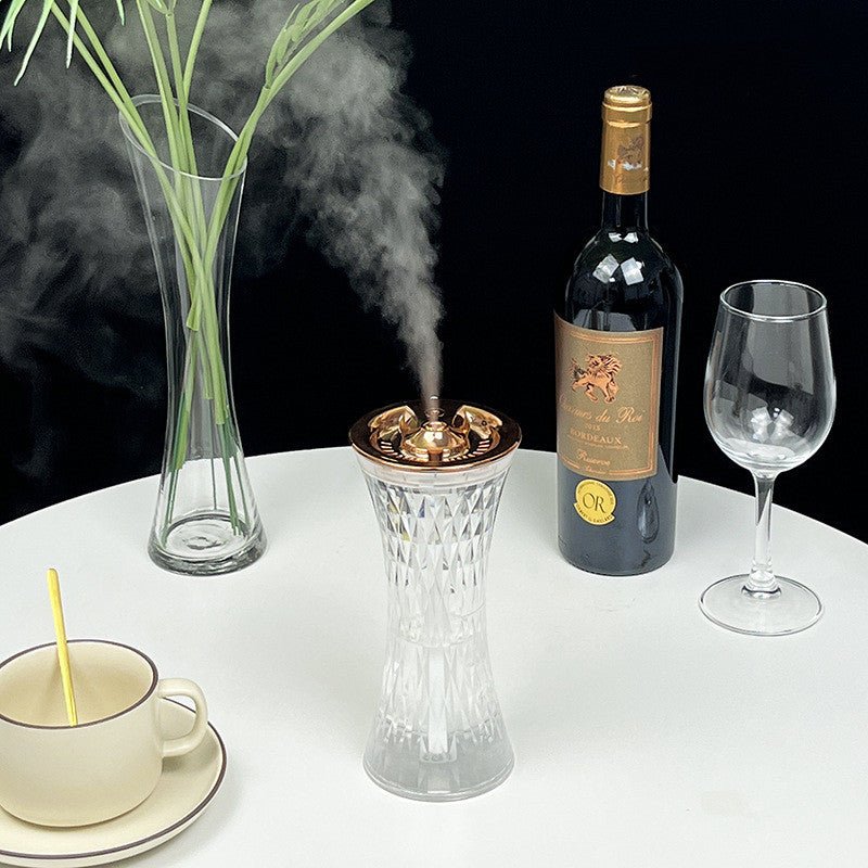 Wild Waist Humidifier Desktop Atomizer Romantic Atmosphere Lamp Crystal Lamp Night Light - Zambeel
