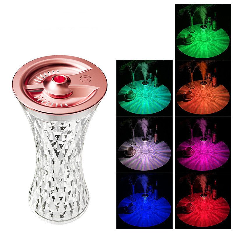 Wild Waist Humidifier Desktop Atomizer Romantic Atmosphere Lamp Crystal Lamp Night Light - Zambeel