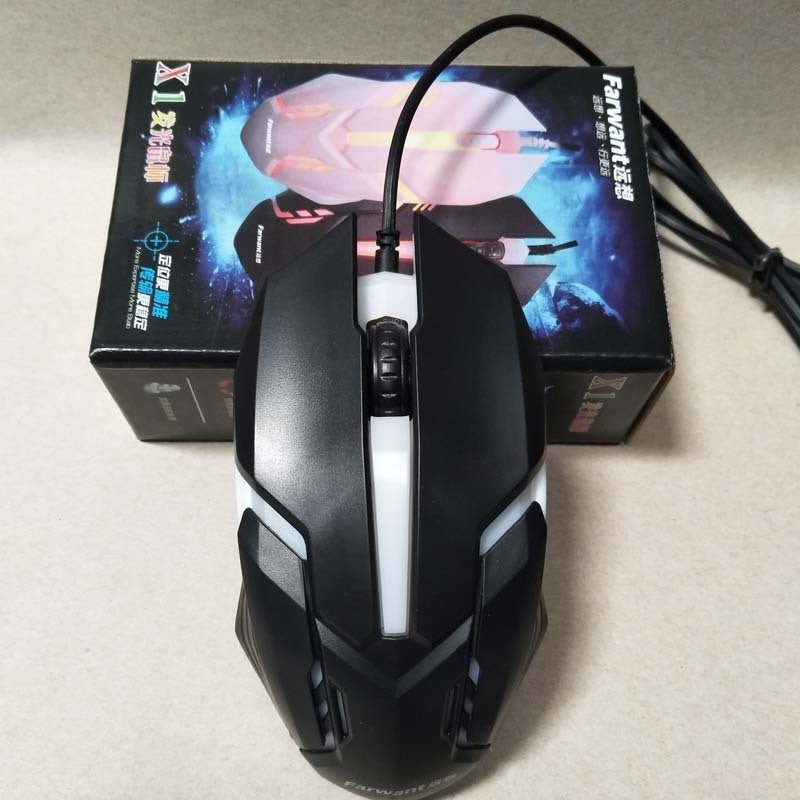 Wired Photoelectric Computer Office Home Gaming Light - Transmitting Mouse - Zambeel
