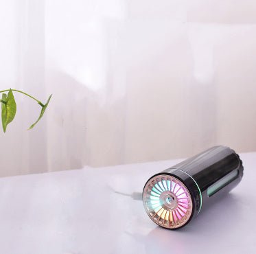 Wireless Air Humidifier Colorful Lights Mute Ultrasonic USB Fogger Diffuser Purifier 800mAh Rechargeabl Cool Mist Maker For Car - Zambeel