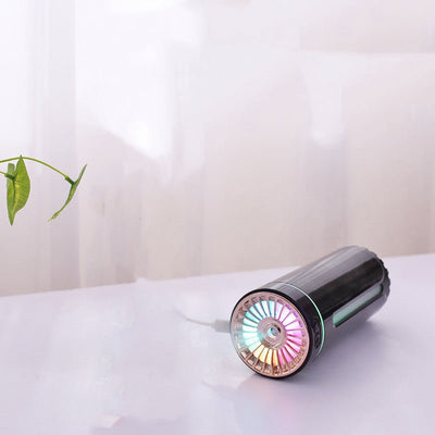 Wireless Air Humidifier Colorful Lights Mute Ultrasonic USB Fogger Diffuser Purifier 800mAh Rechargeabl Cool Mist Maker For Car - Zambeel