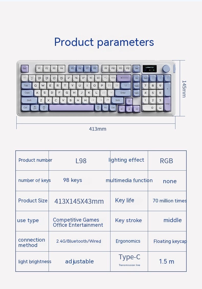 Wireless Bluetooth Mute Keyboard E - sports Office Keyboard - Zambeel