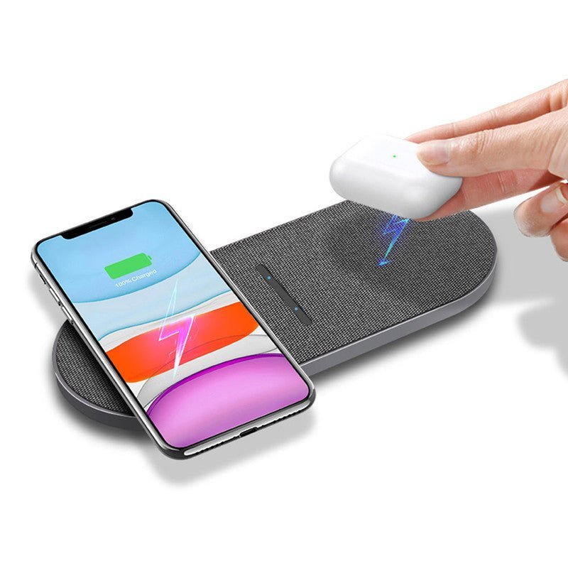 Wireless Charger 2 in 1 Pair 10W Quick Charge - Zambeel