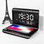 Wireless Charger Alarm Clock Creative Perpetual Calendar Temperature and Humidity Wireless Charge 10W Fast Charge - Zambeel