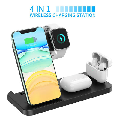 Wireless Charger Three - in - One Wireless Charger for Phones and Watches - Zambeel