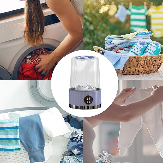 Wireless Charging Mini Washing Machine - Zambeel