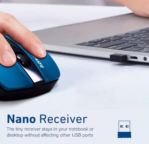 Wireless Ergonomic Mouse 2.4G - Zambeel