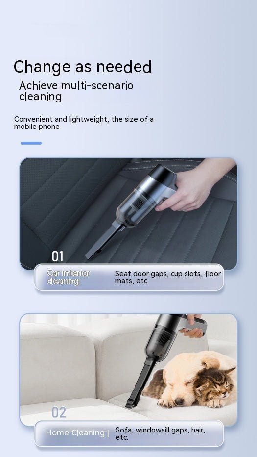 Wireless Handheld Car Cleaner Super Strong - Zambeel