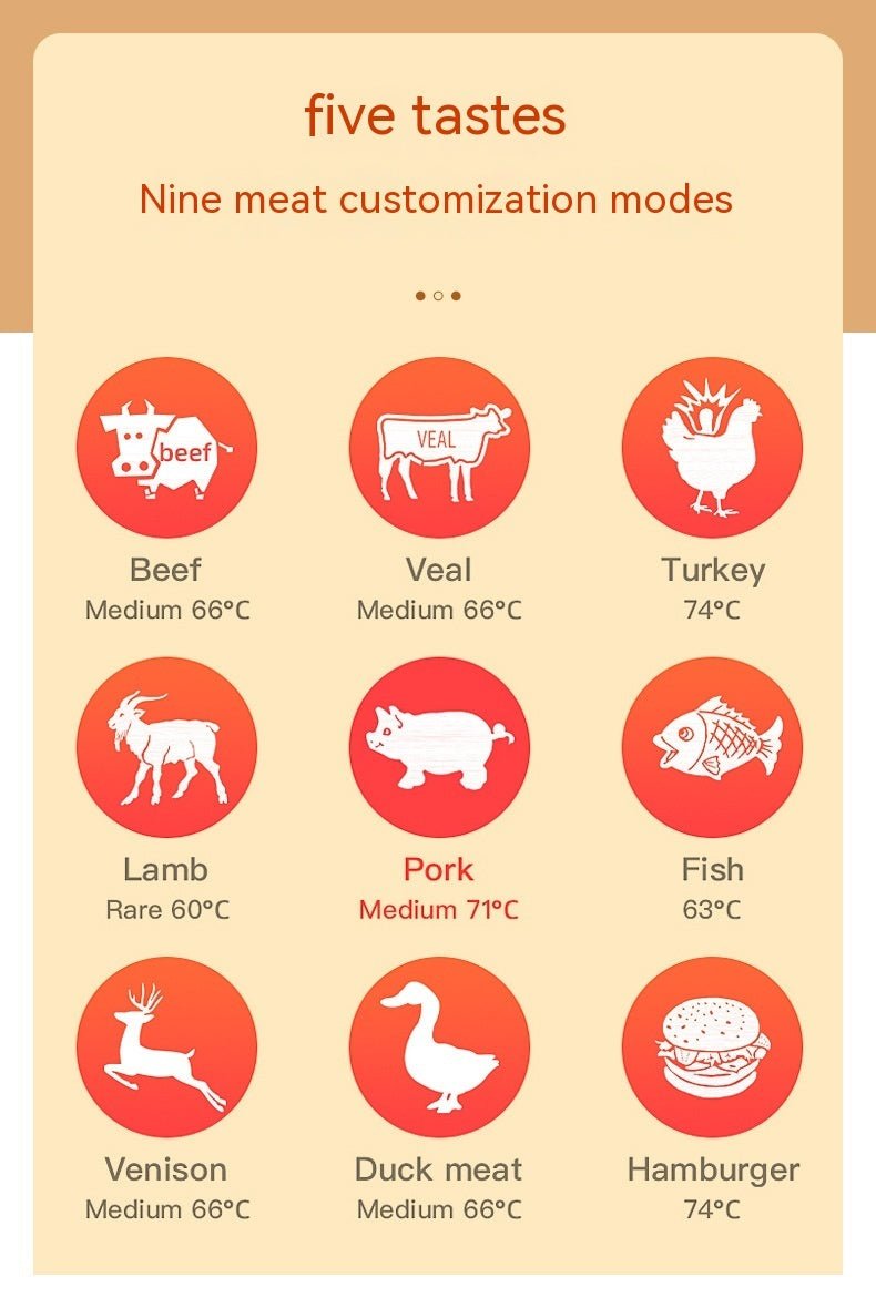 Wireless Kitchen Oven Thermometer - Zambeel