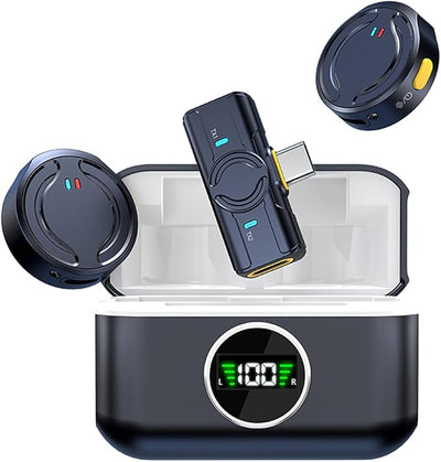 Wireless Microphone With Charging Cabin - Zambeel