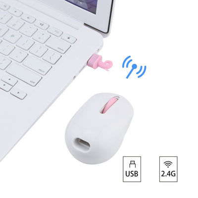 Wireless Silent Mouse Girl Pink Cute Office Mouse - Zambeel