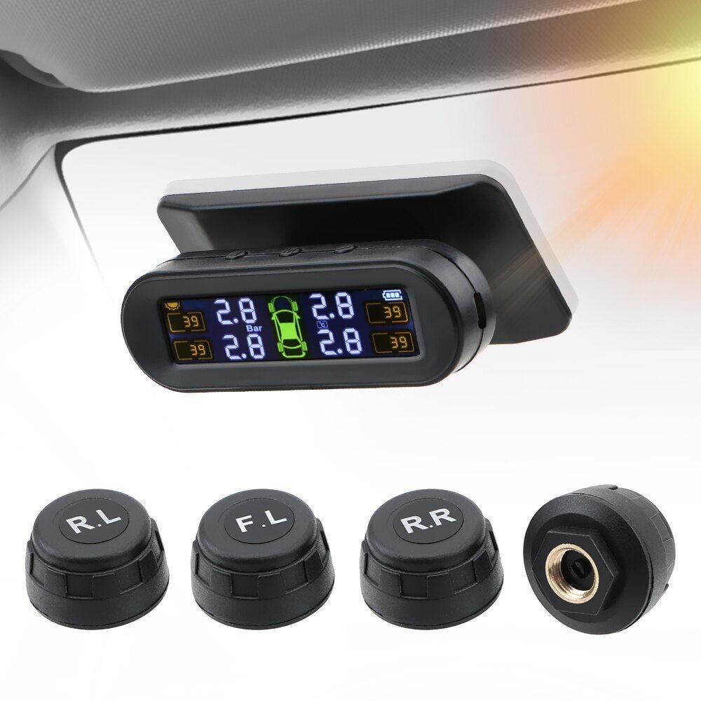 Wireless Solar Tire Pressure Detection - Zambeel