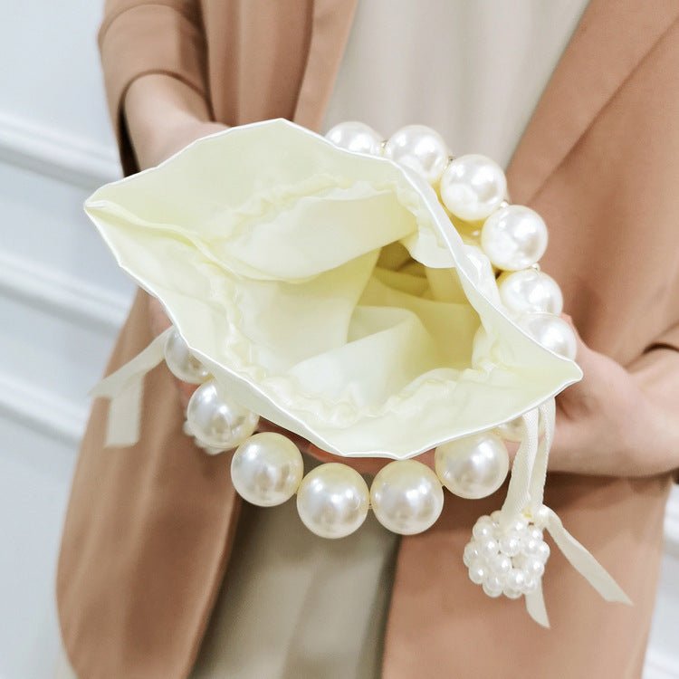 Women's Acrylic Dyed Handmade Beaded Handbag - Zambeel