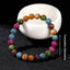 Women's Candy Color Fashion Round Bead Jade Marrow Bracelet - Zambeel