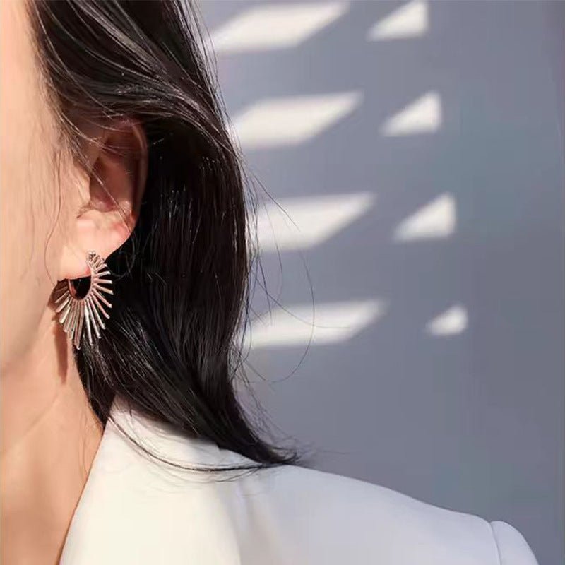 Women's Fashion Irregular With Personality Hip Hop Earrings - Zambeel