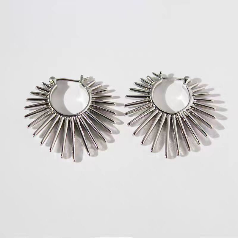 Women's Fashion Irregular With Personality Hip Hop Earrings - Zambeel