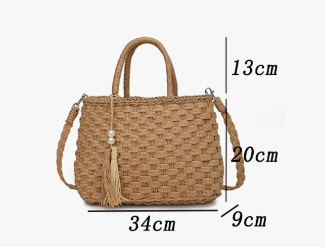 Women's Fashion Personality Hand - Carrying Woven Bag - Zambeel