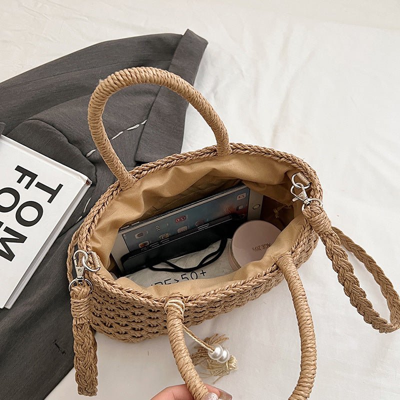 Women's Fashion Personality Hand - Carrying Woven Bag - Zambeel