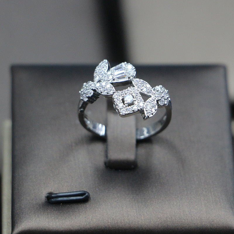 Women's Fashion Personalized Zircon Ornament Suit - Zambeel