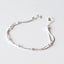 Women's Korean - style Fashion Simple Small Balls Bracelet Temperamental Sterling Silver Ornament - Zambeel