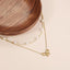 Women's Minimalist And Versatile Pearl Bow Necklace Fashion Jewelry - Zambeel