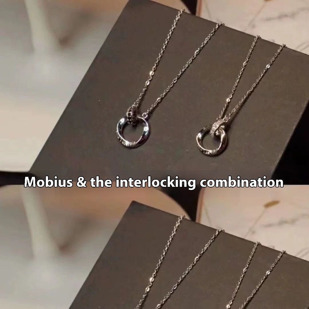 Women's Ring Chain Necklace Gift For Boyfriend Or Girlfriend Clavicle Chain - Zambeel