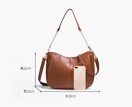 Women's Simple Fashion Shoulder Messenger Bag - Zambeel
