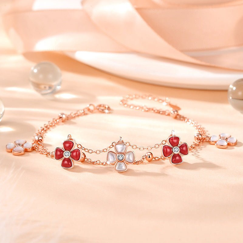 Women's Sterling Silver 925 Bracelet Special - interest Design - Zambeel