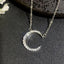 Women's Stylish Simple And Versatile Moon Necklace - Zambeel