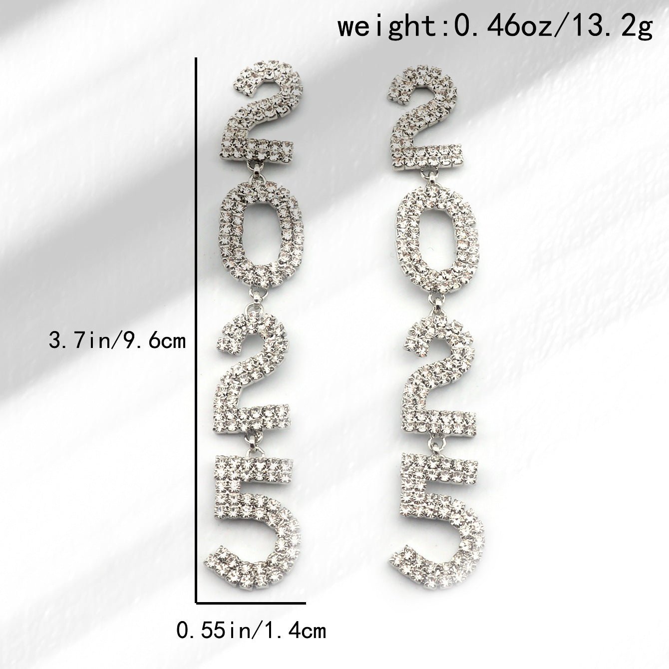 Women's Tassel Full Diamond Rhinestone 2025 Long Pendant Earrings - Zambeel