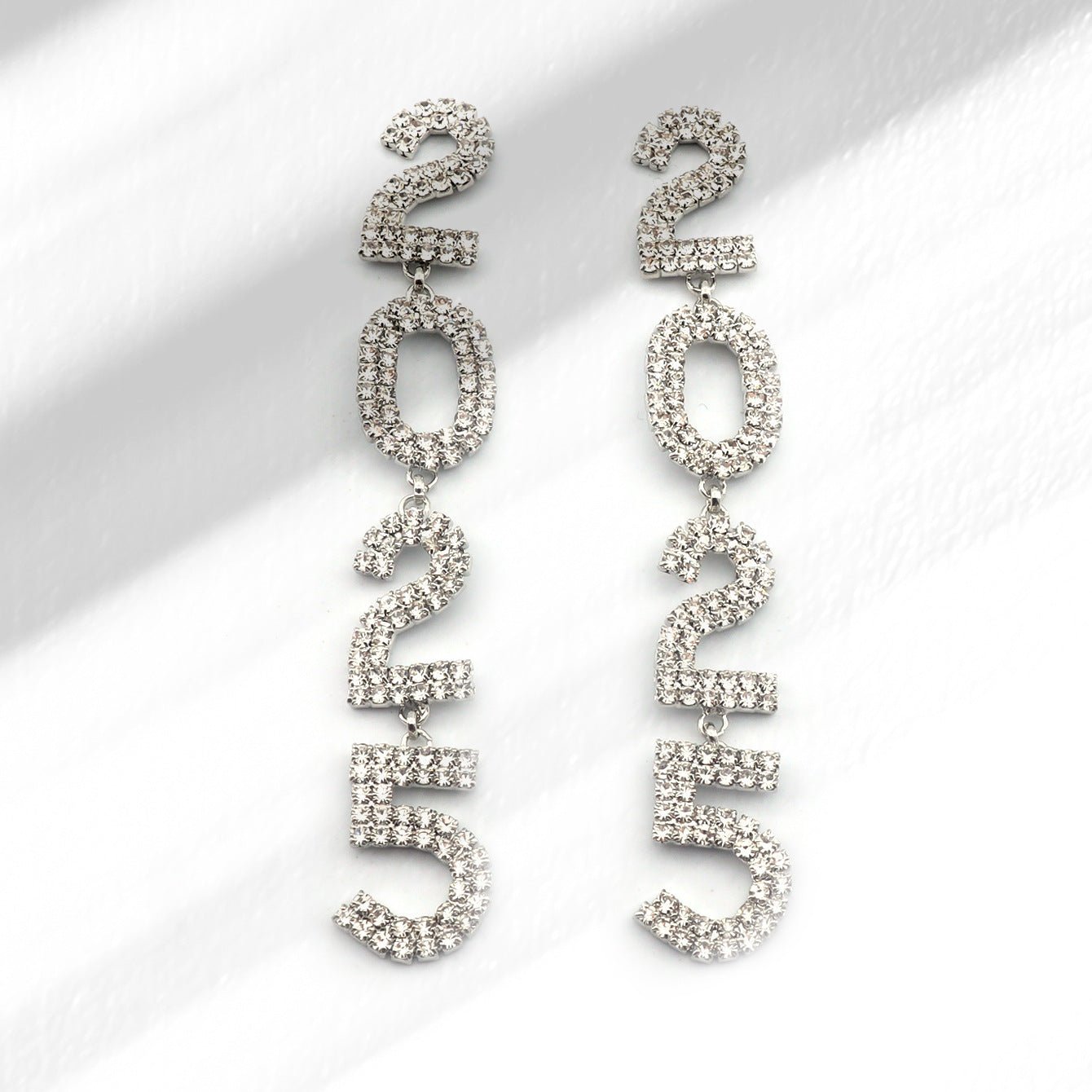 Women's Tassel Full Diamond Rhinestone 2025 Long Pendant Earrings - Zambeel