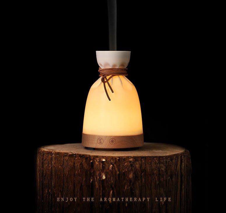 Wood Aromatherapy Desk Lamp Humidifier Aromatherapy Machine - Zambeel