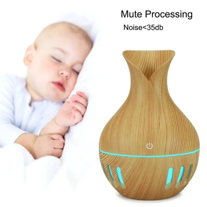 Wood Grain Aroma Humidifier - Zambeel