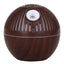Wood Grain Humidifier Wood Grain Aroma Diffuser 7 Color Light Hollow Essential Oil - Zambeel