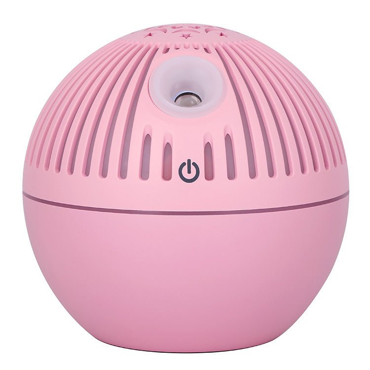 Wood Grain Humidifier Wood Grain Aroma Diffuser 7 Color Light Hollow Essential Oil - Zambeel