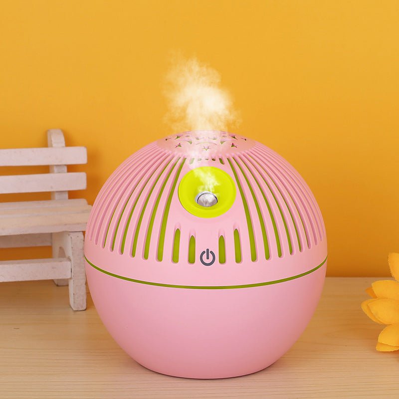 Wood Grain Humidifier Wood Grain Aroma Diffuser 7 Color Light Hollow Essential Oil - Zambeel