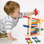 Wood Toy - Wooden Abacus & Car Slide Learning Toy - Zambeel