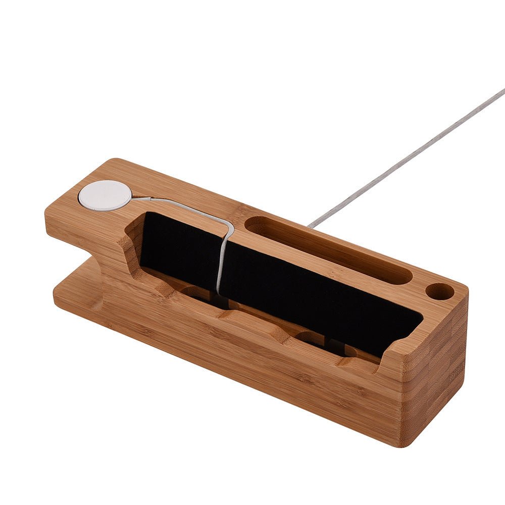 Wooden Charging Station Phone Holder - Zambeel